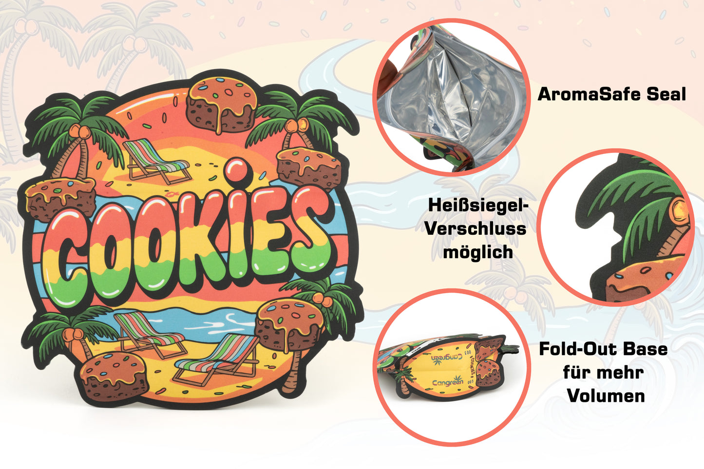 25 Premium Cali Packs "COOKIES" - Soft Touch Matte